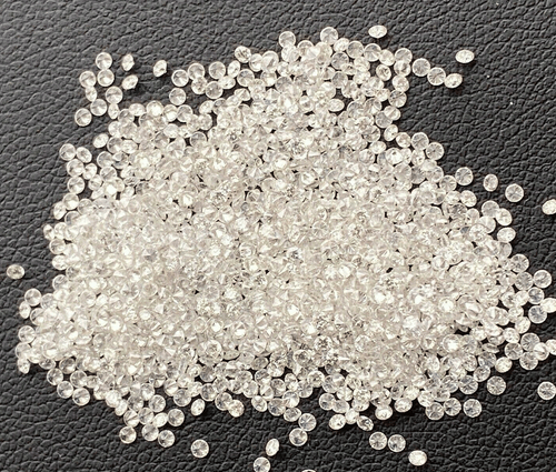 Lote de 25 piezas de diamantes redondos sueltos naturales G H blancos I1 I3 claridad - Imagen 6 de 10
