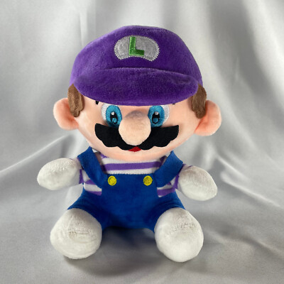 Bootleg/Knockoff Baby Luigi Mario Purple & Blue Unbranded 8'' Plush Toy ko