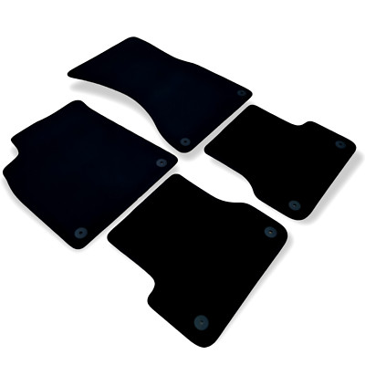 Car Floor Mats Velour For Audi A6 S6 C7 Waterproof Black Carpet Rugs Auto Liners