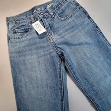 The Childrens Place Boys Bootcut Jeans Pierce Wash Blue Size 8 NWT 3010851