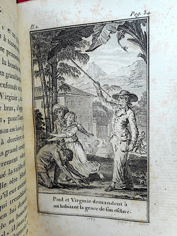 RELIURE THOUVENIN Paul & Virginie DE SAINT PIERRE 1789 IMPRIMERIE DE MONSIEUR - Photo 4/4