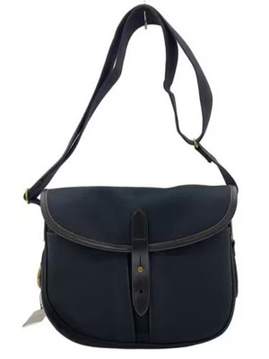 BRADY Shoulder Bag Canvas Black Used Authentic