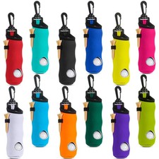 12 Pcs Golf Ball Tee Holder Neoprene Pouch Golf Ball Carry Bag Multicolor Por...