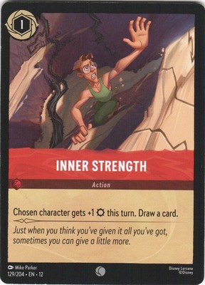 Inner Strength 129/204 C Wilds Unknown Lorcana NM/M