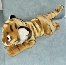 Vintage 2000 Animal Alley Toys R Us Tiger Plush 17 Inch Realistic Stuffed Animal