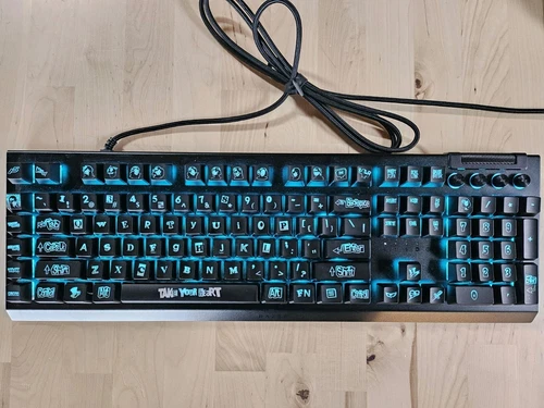 Custom Persona Razer BlackWidow V4 Pro Wired Mechanical Gaming Keyboard: Green 