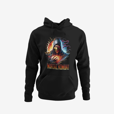 Logo Mortal Kombat reptail sub Zero Scorpion Retro Game Bio Herren hoodie S-XXXL