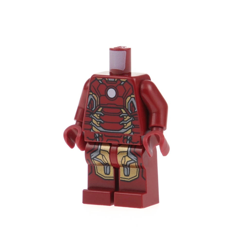 1x LEGO Minifigure Torso Legs Iron Man Mark 43 sh0167 970c00pb0383 973pb1937c01