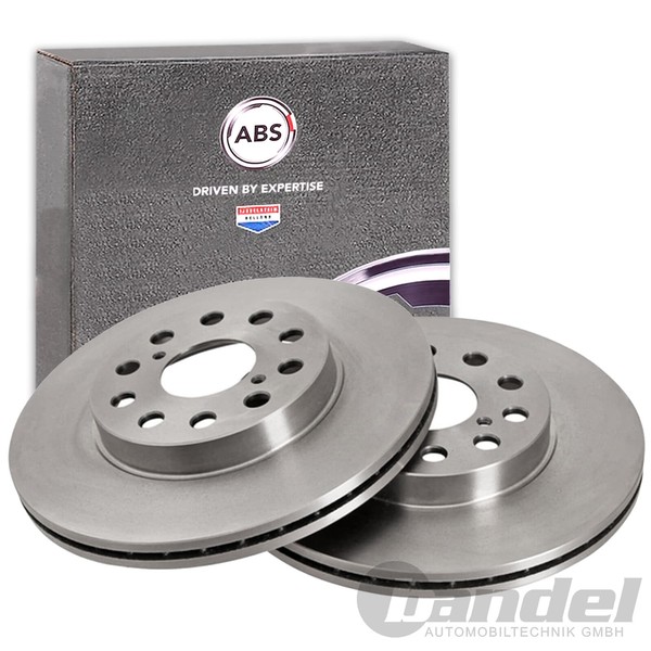 2X A.B.S. Bremsscheiben 281Mm Hinten Passend FüR Toyota MR2-image