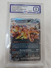 2023 SCARLET AND VIOLET CHARIZARD  EX OBSIDIAN FLAMES DR #4886 125/197 MINT 9
