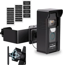 Anti-Theft Doorbell Mount with Ring Blink: 360 Adjustable Angle Wireless Camera 
