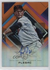 2020 Topps Fire Fire Auto Orange 87/99 Zach Plesac #FA-ZP Auto sh7