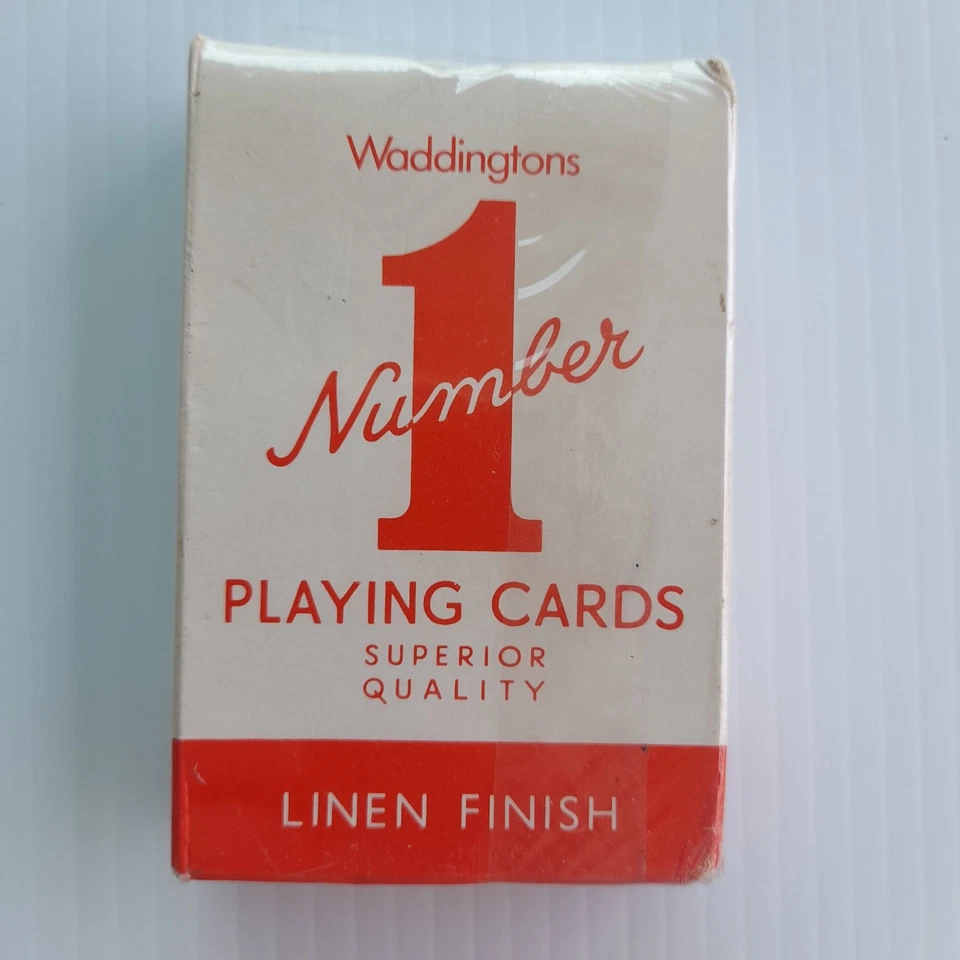 Waddingtons Number 1 Superior Quality Playing Cards NEW Sealed Vintage Casino - Image 2 of 4
