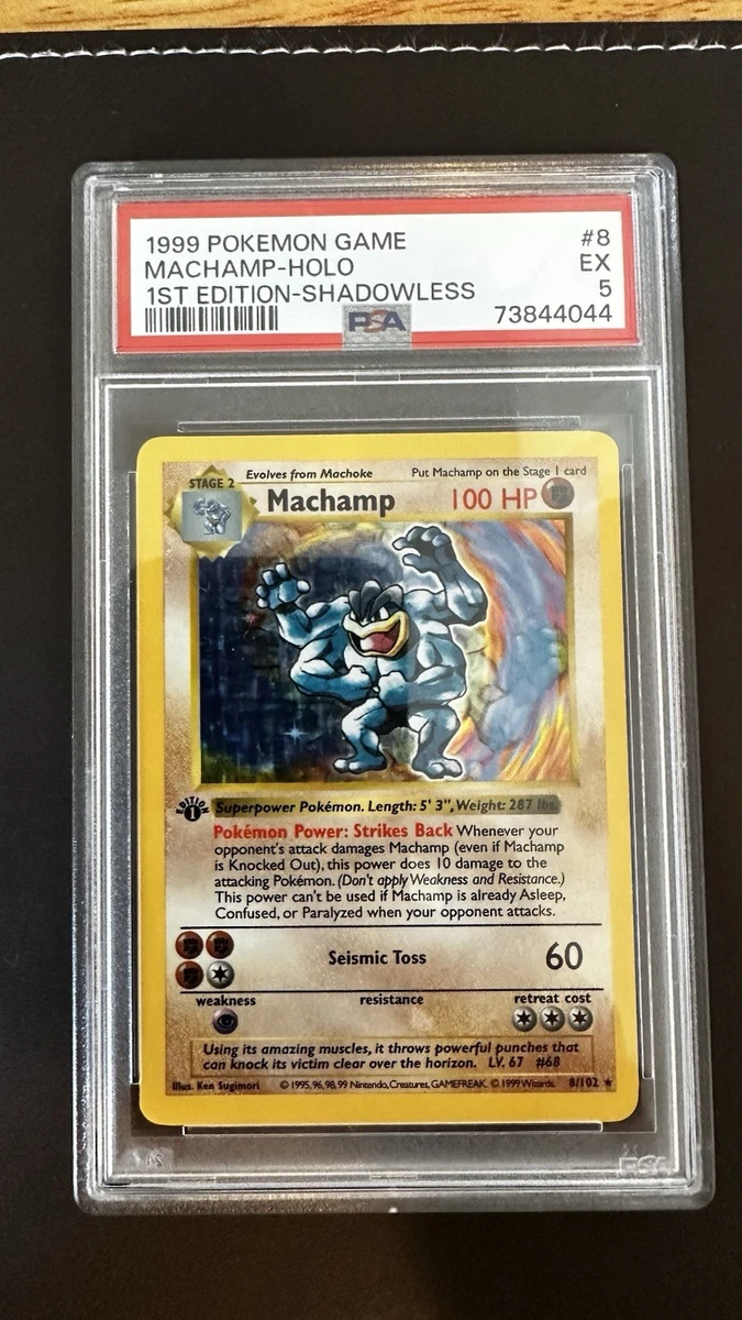 First Edition Pokémon Machamp Individual Cards for sale - eBay