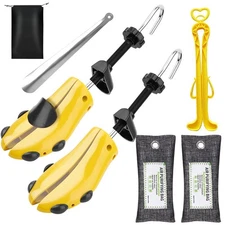 Shoe Stretcher with Carrying Bag Adjustable Unisex Shoes Stretcher with 2 Air...