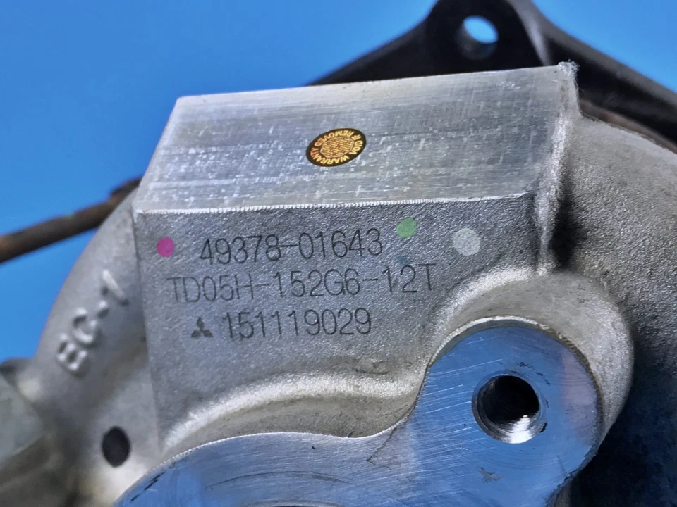 08-15 MITSUBISHI LANCER EVOLUTION EVO X STOCK TD05H TURBOCHARGER OEM - Image 2 of 4