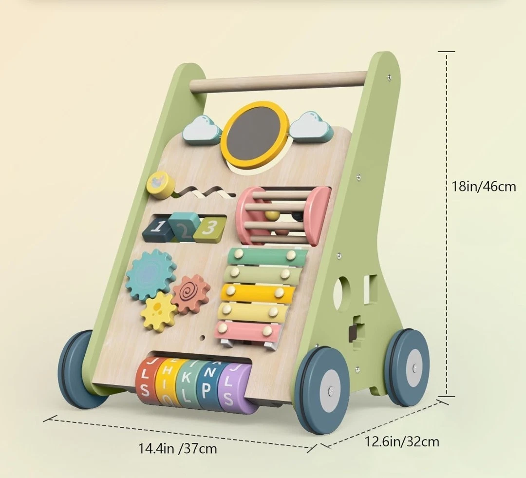 New Wooden Baby Push Walking Toy For Babies 6 to 12 Months Learning to Walk
Opens in a new window or