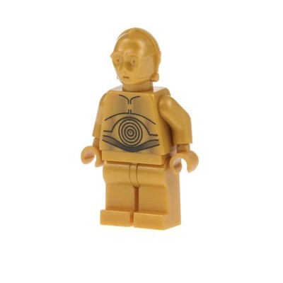 1x Lego Minifigur Star Wars Episode 4/5/6 C-3PO perl gold Droide 10188 sw0161a