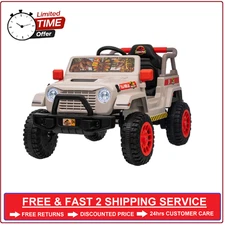 Licensed 12V 1-Seater Rugged Kids Ride-On -Jurassic