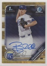 2019 Bowman Draft Chrome Pick Gold Wave Refractor 4/50 Brady McConnell Auto u6m