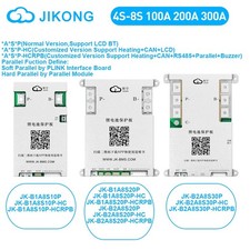 JK Smart BMS 4S-8S 100A-300A Li-ion LiFePo4 in 1A-2A ActiveBalance Bluetooth lot