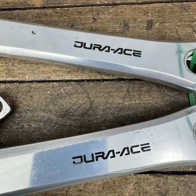 Vintage Shimano Dura-Ace FC-7402 Crankset 175mm 130 BCD Arms 7400