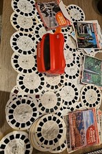 Vintage View-Master And Lot of 64 Reels United states travel/national parks F/sh