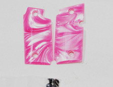 Sig Sauer P238 OEM factory Grips Hogue Extreme Pink Pearlit W/ Screws