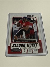 2021 Panini Contenders Draft Picks Patrick Mahomes II Season Ticket Texas Tech