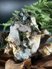 garden quartz epidote Ring Jewelry, Unique handmade crystal ring Adjustable Ring