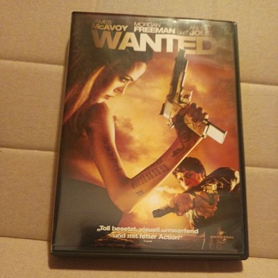 Wanted James McAvoy Angelina Jolie Morgan Freeman | DVD | 2009