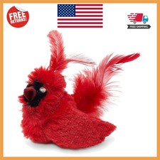 Interactive Cat Toy with Bird Chirping Sound and Catnip for Indoor Cats