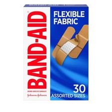 Band-Aid Brand Flexible Fabric Adhesive Bandages -30 ct
