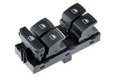 Schalter, Fensterheber vorne links chrom/schwarz EWS-VW-075 NTY für VW GOLF VII
