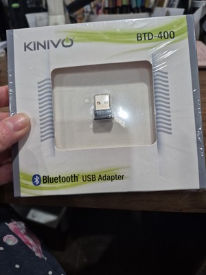 New Kinivo USB Bluetooth Adapter for PC BTD400 (Bluetooth 4.0 Dongle Receiver