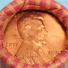 1957D RD ORIGINAL BANK WRAP LINCOLN CENT WHEAT PENNY BU UNCIRCULATED ROLL