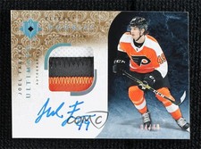 2019 Ultimate Collection Retro Rookie 4/49 Joel Farabee #RRPA-JF Patch Auto 11gj
