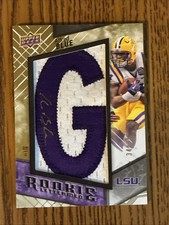 2014 Upper Deck Alfred Blue Rookie Lettermen "G" #RL-AF Auto RC /75 LSU Tigers