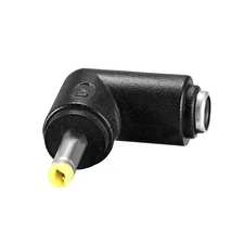 3PCS 90 Degree Right Angle 4x1.7mm Male to 5.5x2.1mm Female DC Power Connector