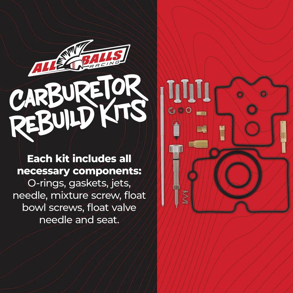 Kit de carburador de todas las bolas para Yamaha YZ250F 2005-2007; 26-1278 Foto 2 de 4