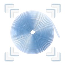 Edge Corner Protector Baby Proofing 18ft 5.5M with 8 Corners, Clear Soft Co...