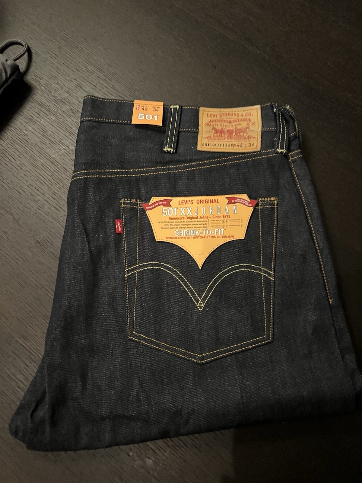 Michael Jordan Levi’s Jeans 501XX Pair #1 of 2323 pairs produced/gifted to MJ! image 4