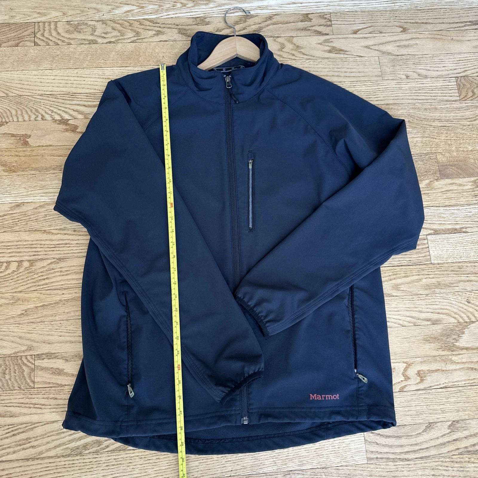 BIcycle Playing Cards Branded, Marmot Black Tempo Jacket Mens XL, Full Zip - product detail image 10