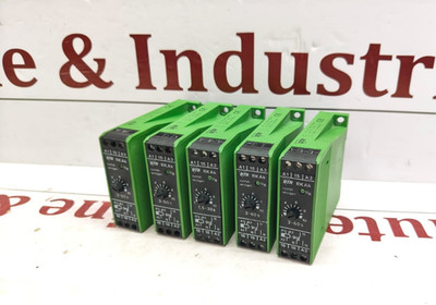 BTR RKAk LOT OF 5* Timer Relay 230V AC 6A 1500VA DIN Rail NEW!