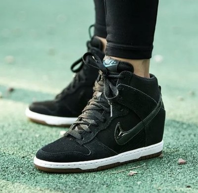 Nike Dunk Sky Essential High Black Gum Women s 8.5. *AUTHENTIC