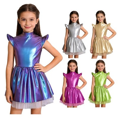 Mädchen Outfit A-Linie Kostüme Karneval Kleid Cosplay Maskerade Ausländer Tutu