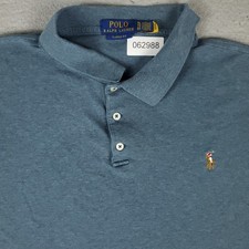 Ralph Lauren Polo Shirt Mens XL Blue Classic Fit Pony Short Sleeve