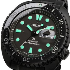 SEIKO Watch SRPK43 Black PROSPEX Mechanical Automatic The Black Series 2