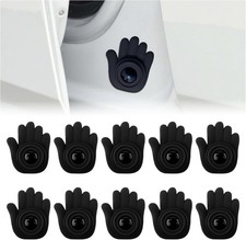 10PCS Thickened Self-Adhesive Car Door Shock Absorbers, Soundproof Palm Design A