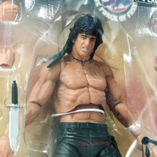 NECA First Blood John J Rambo Survival Version 7"Action Figure Stallone IN STOCK